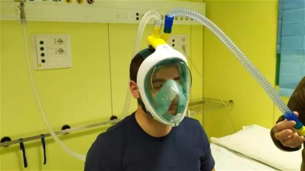 Coronavirus, maschera da sub trasformata in respiratore