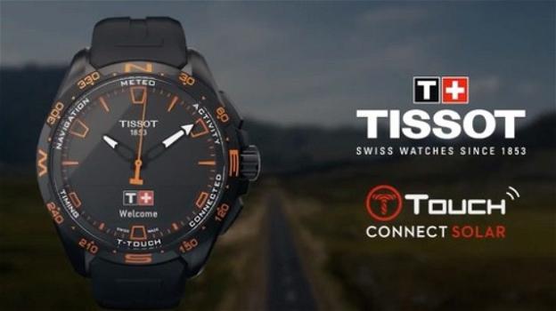 Tissot T-Touch Connect Solar: in arrivo lo smartwatch ibrido con carica solare
