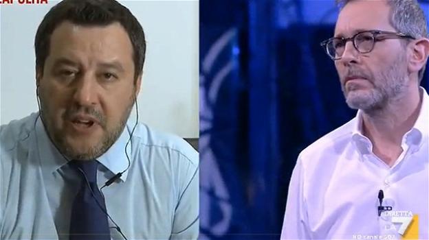 Matteo Salvini accusa Corrado Formigli di fare una trasmissione parziale e poco obbiettiva