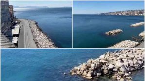 Senza le azioni dell’uomo, il mare di Napoli torna a splendere