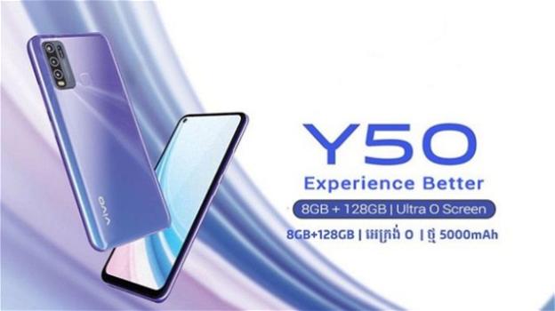 Vivo Y50: battery phone al servizio della fruizione multimediale