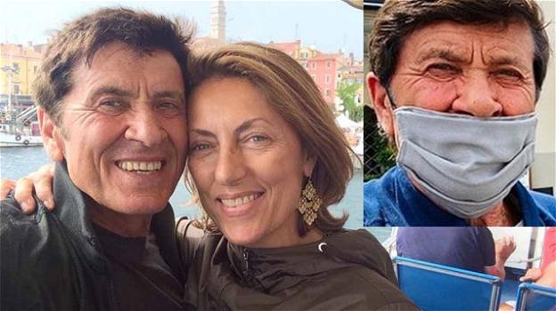 Gianni Morandi, la moglie lo bacchetta: "La mascherina deve coprire anche il naso"