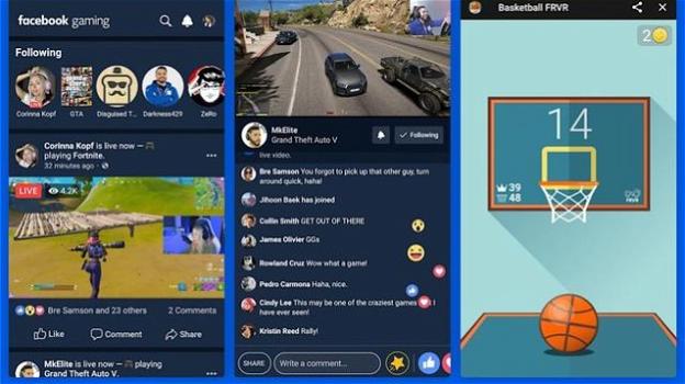 Facebook Gaming: ufficiale l’app rivale di YouTube Gaming, Twitch e Mixer