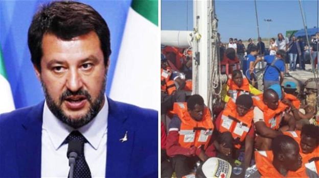 Matteo Salvini parla nuovamente dei migranti: "Aumento del +345% di sbarchi"