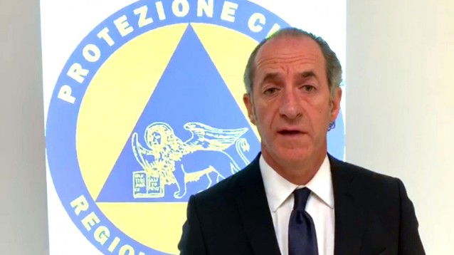 Il governatore Zaia: Il governatore Zaia: