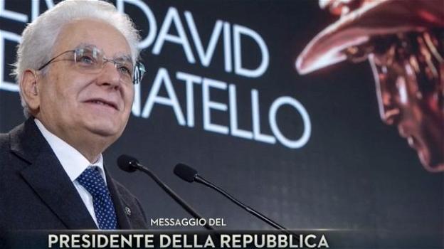 La lettera di Sergio Mattarella durante i "David di Donatello": "Per ricostruire l’Italia bisogna ritornare a sognare"