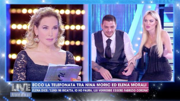Live – Non è la D’Urso, Elena Morali e Luigi Favoloso rispondono alle accuse di Nina Morić: "Non c’è nessun ricatto"