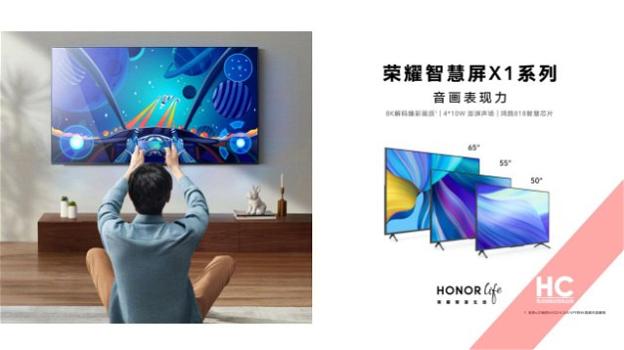 Honor Vision X1: la nuova famiglia di smart TV con più opzioni di scelta