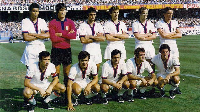 Un francobollo per il Cagliari Calcio a 100 anni dalla nascita