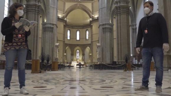 Duomo di Firenze: un dispositivo vibra e suona se violi la distanza di sicurezza