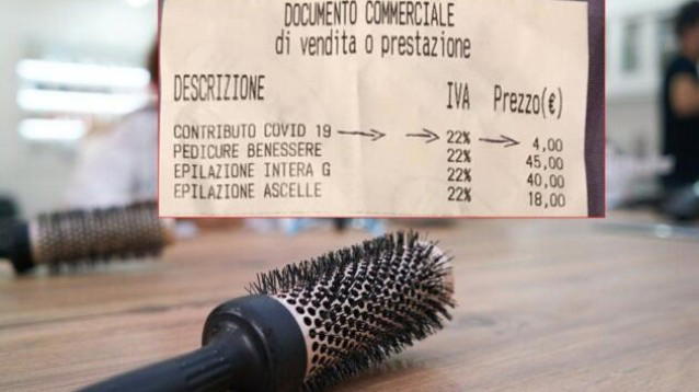 Coronavirus: sugli scontrini arriva la tassa Covid-19 e i prezzi aumentano di 4 euro