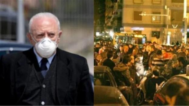 Napoli, Coronavirus: De Luca ferma la movida all’una di notte e non si possono bere alcolici per strada dopo le ore 22