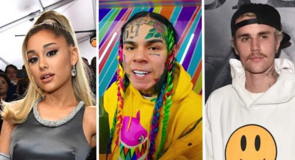 Ariana Grande e Justin Bieber replicano alle terribili accuse lanciate dal rapper 6ix9ine
