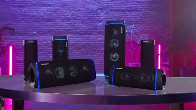 Extra Bass SRS-XB43, XB33, ed XB23: da Sony gli smart speaker per l’estate