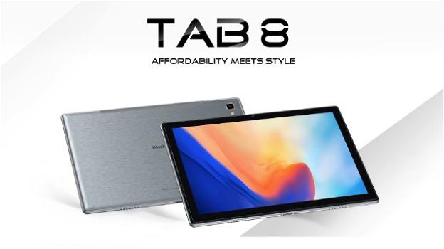 Blackview Tab 8: presentato il tablet low cost con Dual SIM 4G e Android 10