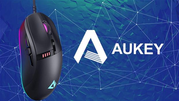 AUKEY GM-F4: mouse da gaming con tasti e illuminazione programmabili