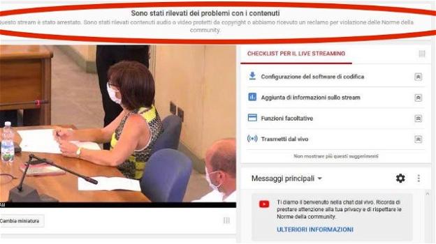 Novara: YouTube "censura" Fratelli d’Italia mentre parla di Bibbiano