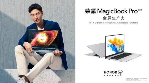 Honor presenta i nuovi portatili MagicBook con processori AMD Ryzen 4000