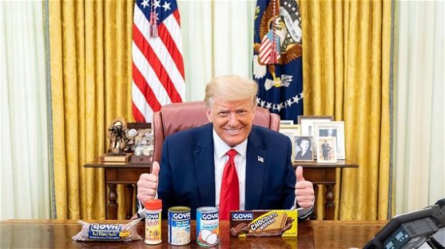 Usa, Donald Trump nella bufera per la sua pubblicità ai fagioli della Goya