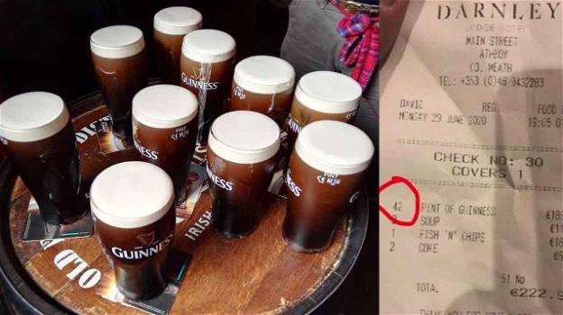 Irlanda: riaprono i pub, uomo beve 42 birre in 1 ora e mezza