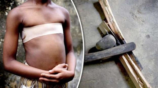 La terribile usanza dello stiramento del seno praticata sulle bambine africane