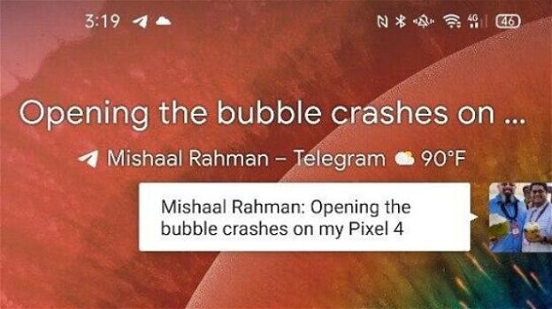 Telegram: in test (anche pubblico) le Chat Bubble di Android 11