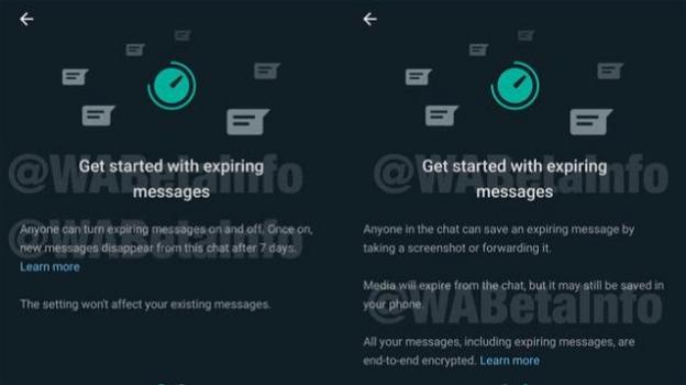WhatsApp: messaggi che si autocancellano avvistati di nuovo