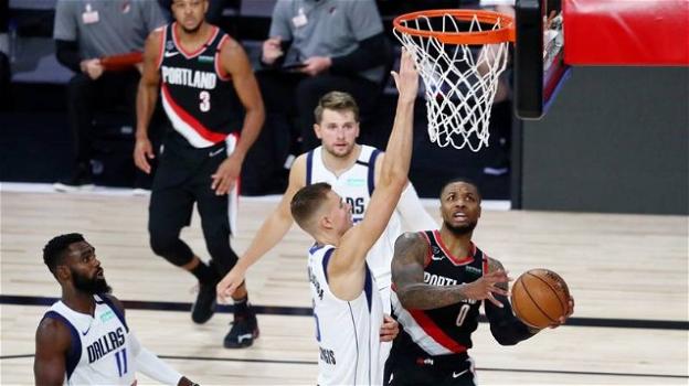NBA 2020: Damian Lillard da leggenda, firma 61 punti ed i Trail Blazers stoppano i Mavericks