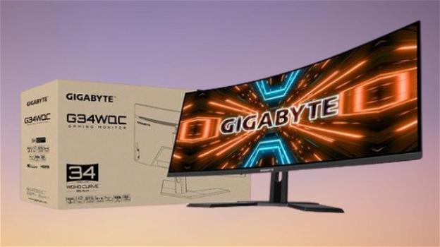 Gigabyte G34WQC: ufficiale il display curvo ultra-wide da 34” per gaming e creativi