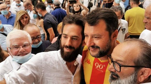 Clemente Mastella multa Matteo Salvini per non aver indossato la mascherina durante la visita a Benevento