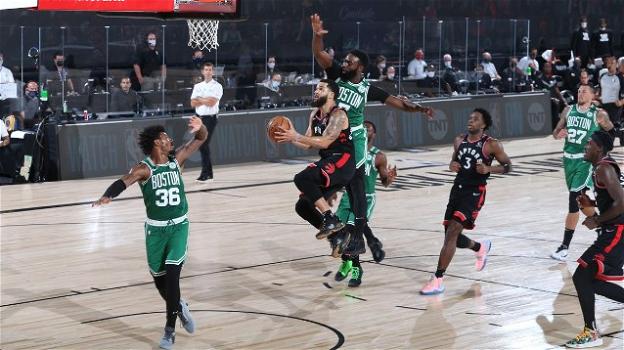 NBA Playoffs 2020: i Raptors vincono oltre la sirena sui Celtics, bene i Clippers sui Nuggets