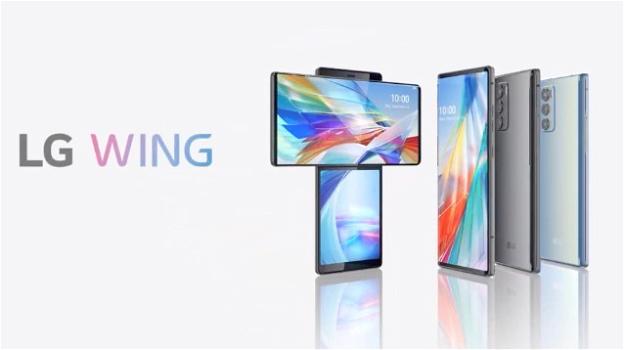 LG Wing: è arrivato il (nuovo) smartphone con display rotante