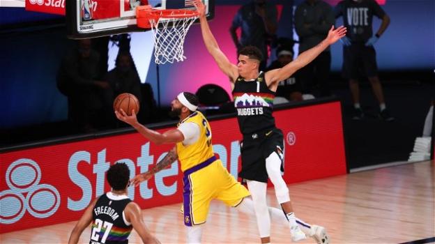 NBA Playoffs 2020: terza vittoria dei Lakers contro i Nuggets nella finale della Western Conference