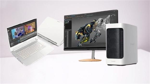 ConceptD: arriva la nuova generazione di PC Desktop e portatili Acer per creativi