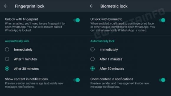 WhatsApp: in sviluppo il recupero videochiamate perse e il Biometrick Lock