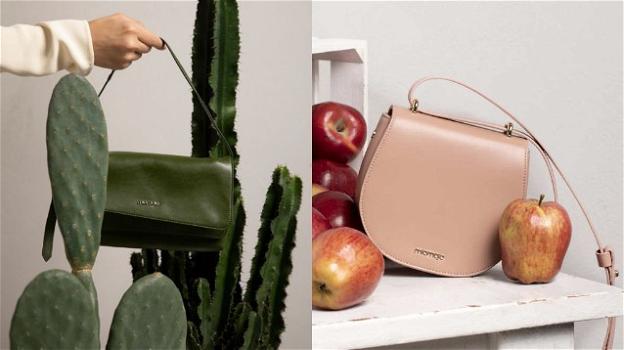Le nuove borse vegan made in Italy, realizzate con cactus e bucce di mela