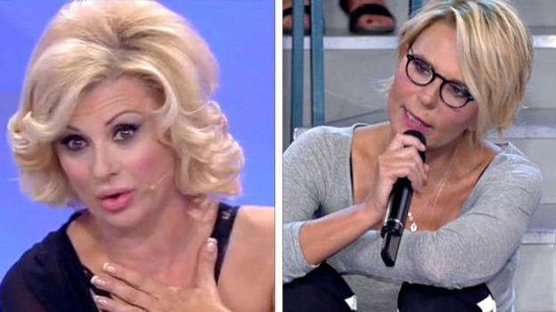 U&D, Tina rivolgendosi a Maria De Filippi dichiara: "Non è educato fare entrare i tronisti se sto parlando"
