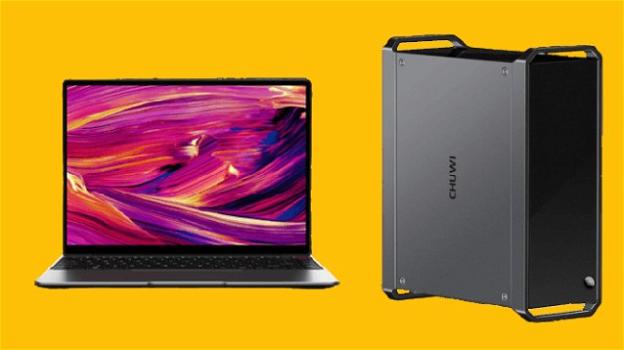 Chuwi: in lancio il notebook GemiBook Pro ed il miniPC CoreBox Pro