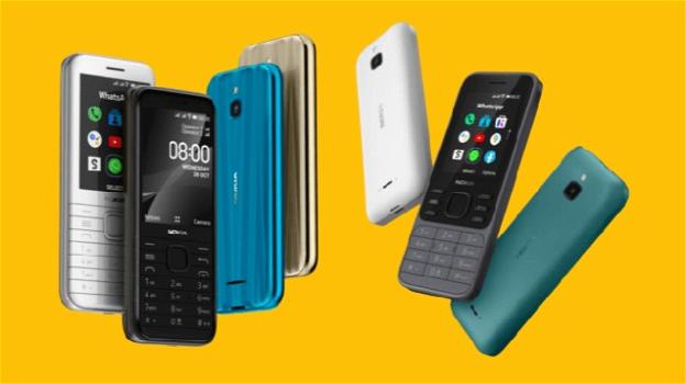 Nokia 8000 e Nokia 6300: ecco i nuovi feature phone, con 4G e KaiOS