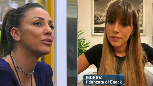 Grande Fratello Vip, Selvaggia Roma, Enock e Giorgia a confronto
