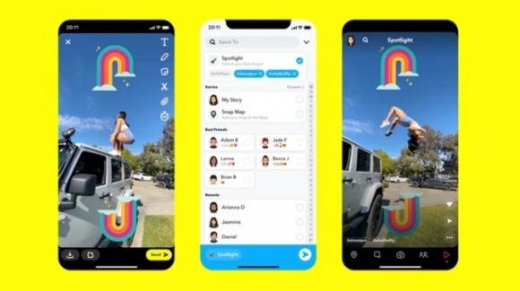 Snapchat: ufficiale Spotlight, il feed che remunera i creativi