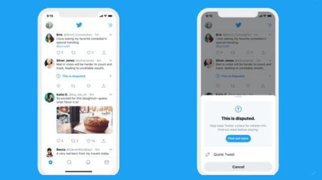 Twitter: in roll-out l’avviso contro i like ai contenuti fuorvianti