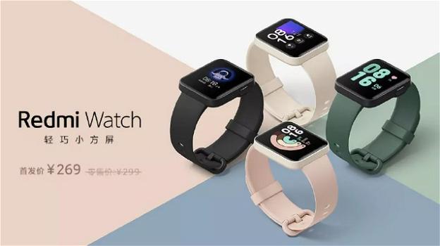 Redmi Watch: esordisce il Cina il primo smartwatch dello spin-off di Xiaomi