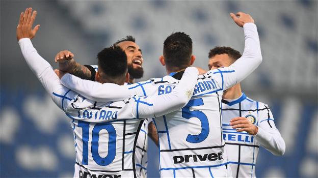 Serie A: riscatto Inter, 3-0 al Sassuolo. Conte: "Tanta negatività su di noi"