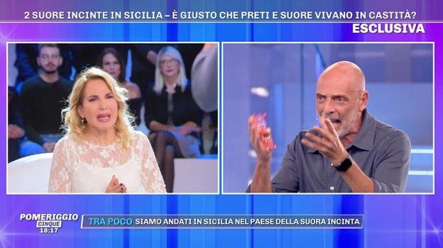 "Live – Non è la D’Urso", è scontro tra Paolo Brosio e Barbara D’Urso: "È tutto architettato"