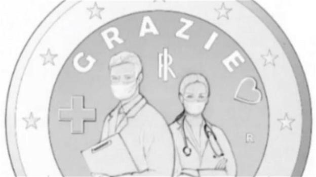 Nel 2021 una moneta da 2 euro commemorativa per dire "Grazie" a medici e infermieri