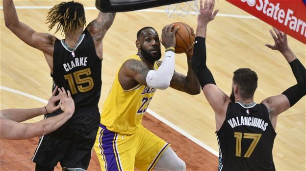 NBA, 5 gennaio 2021: i Lakers dominano in casa dei Grizzlies, i Nets travolgono i Jazz