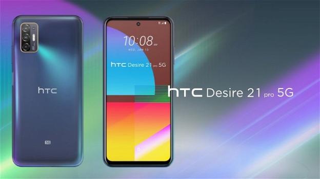 HTC Desire 21 Pro: ufficiale il nuovo medio-gamma con 5G