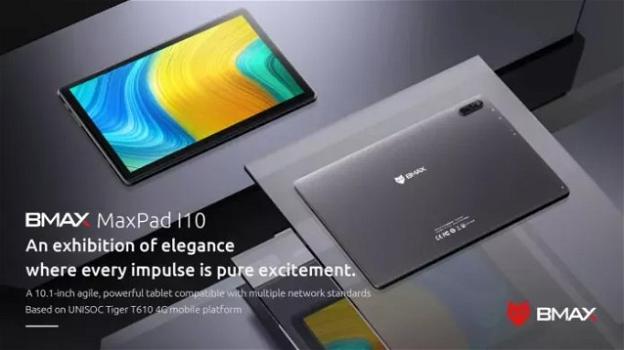 MaxPad I10: ufficiale il primo tablet (con 4G) targato BMAX
