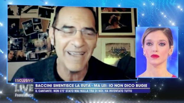 Live – Non è la D’Urso, Baccini lascia lo studio dopo il confronto con Guenda Goria: "Questo teatrino non mi appartiene"